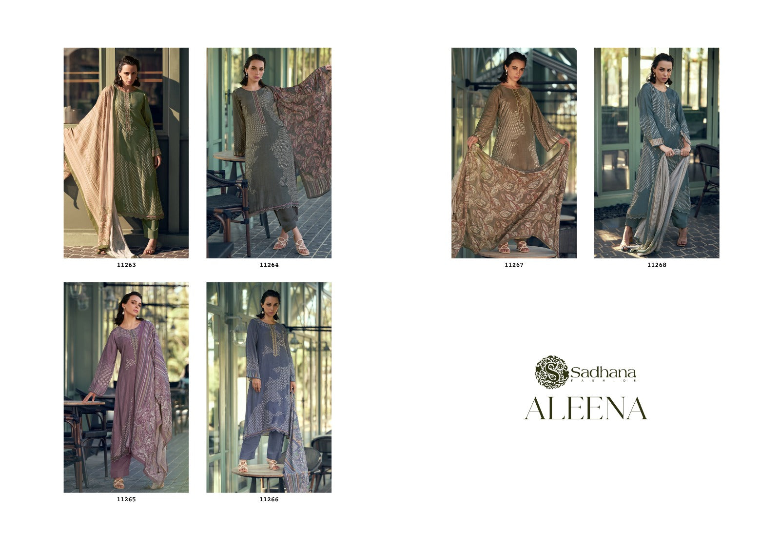 Aleena Sadhana Muslin Silk Pant Style Suits Wholesaler India