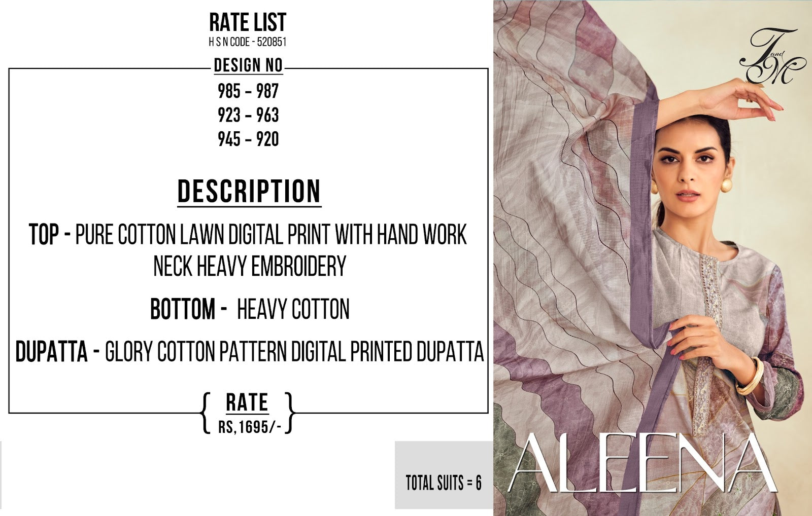 Aleena Sahiba Pure Cotton Pant Style Suits Manufacturer Ahmedabad
