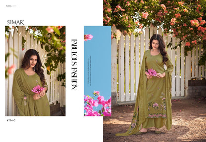 Aleena Simar Lawn Cotton Pant Style Suits Wholesaler Ahmedabad