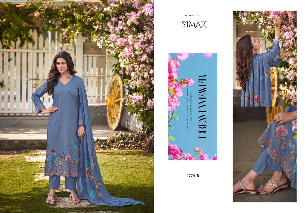 Aleena Simar Lawn Cotton Pant Style Suits Wholesaler Ahmedabad