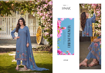 Aleena Simar Lawn Cotton Pant Style Suits Wholesaler Ahmedabad