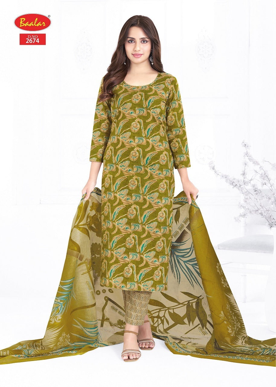 Aleena Vol 26 Baalar Cotton Dress Material Manufacturer Gujarat