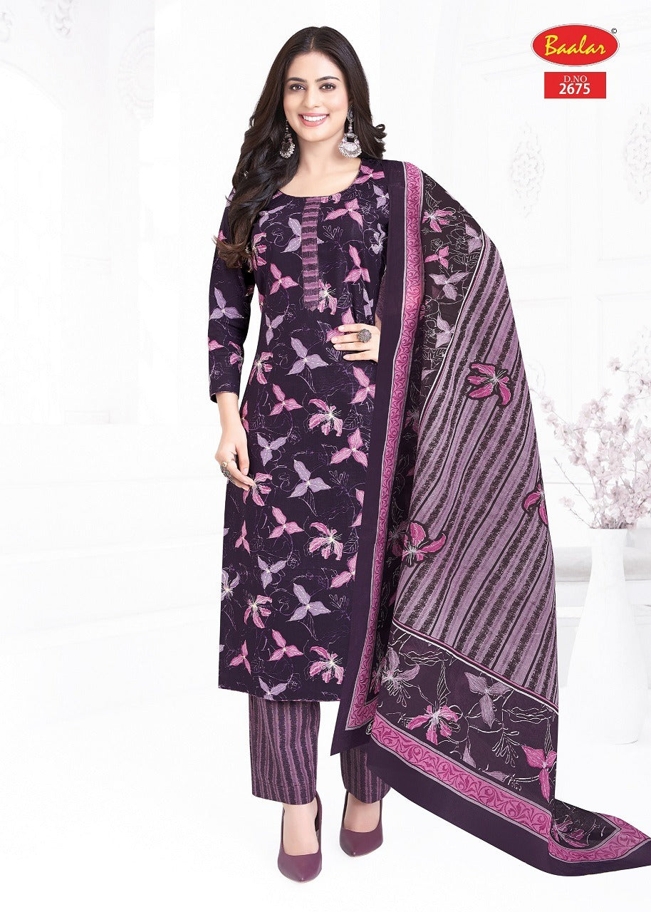 Aleena Vol 26 Baalar Cotton Dress Material Manufacturer Gujarat