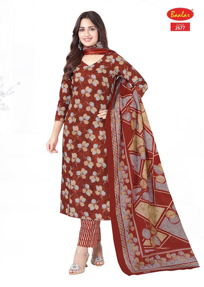 Aleena Vol 26 Baalar Cotton Dress Material Manufacturer Gujarat