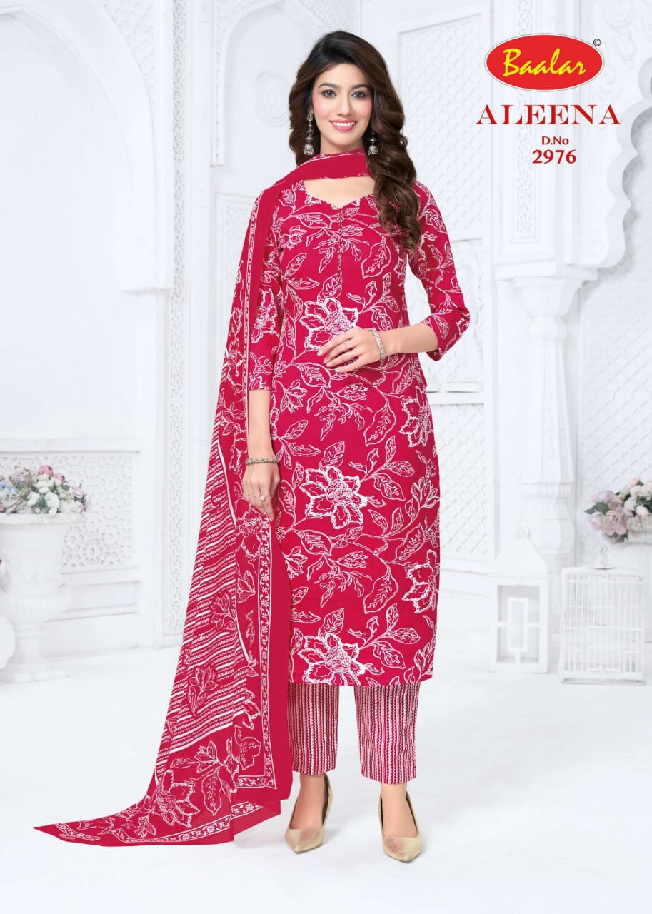 Aleena Vol 29 Baalar Cotton Dress Material Supplier