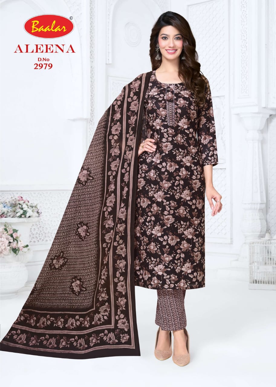 Aleena Vol 29 Baalar Cotton Dress Material Supplier