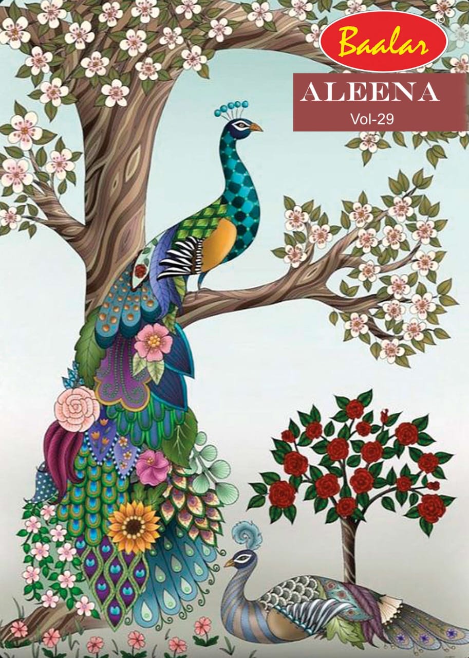 Aleena Vol 29 Baalar Cotton Dress Material Supplier