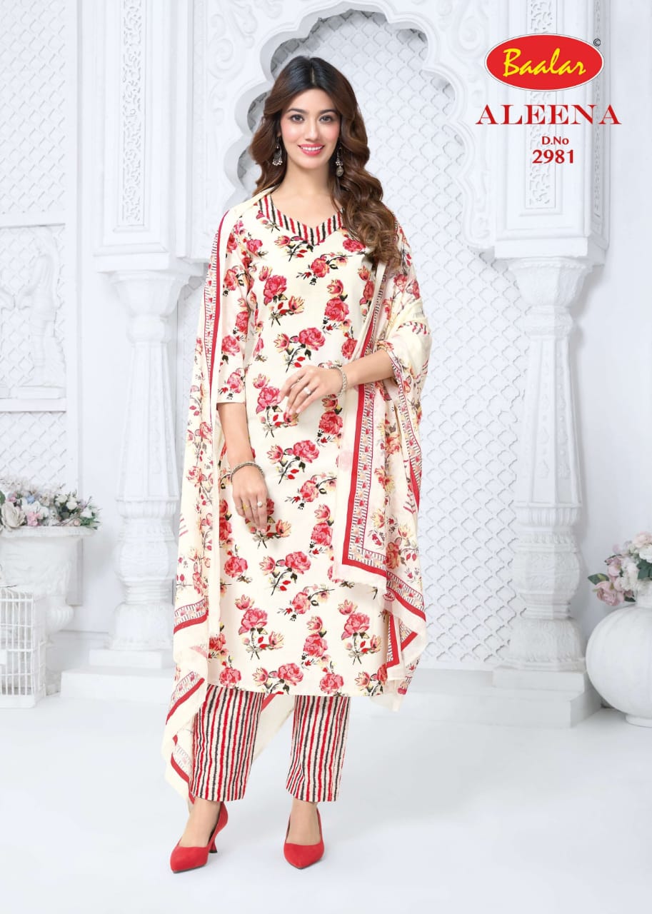 Aleena Vol 29 Baalar Cotton Dress Material Supplier