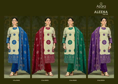Aleena Vol 2 Radhika Fashion Azara Pure Jaam Pant Style Suits Wholesale
