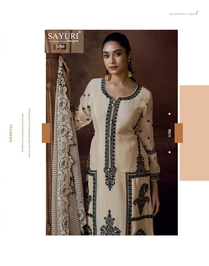 Alemzeb Sayuri Chinon Pakistani Readymade Suits Wholesaler Ahmedabad