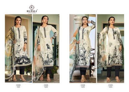 Alesha Rupali Cambric Pant Style Suits Wholesale Price