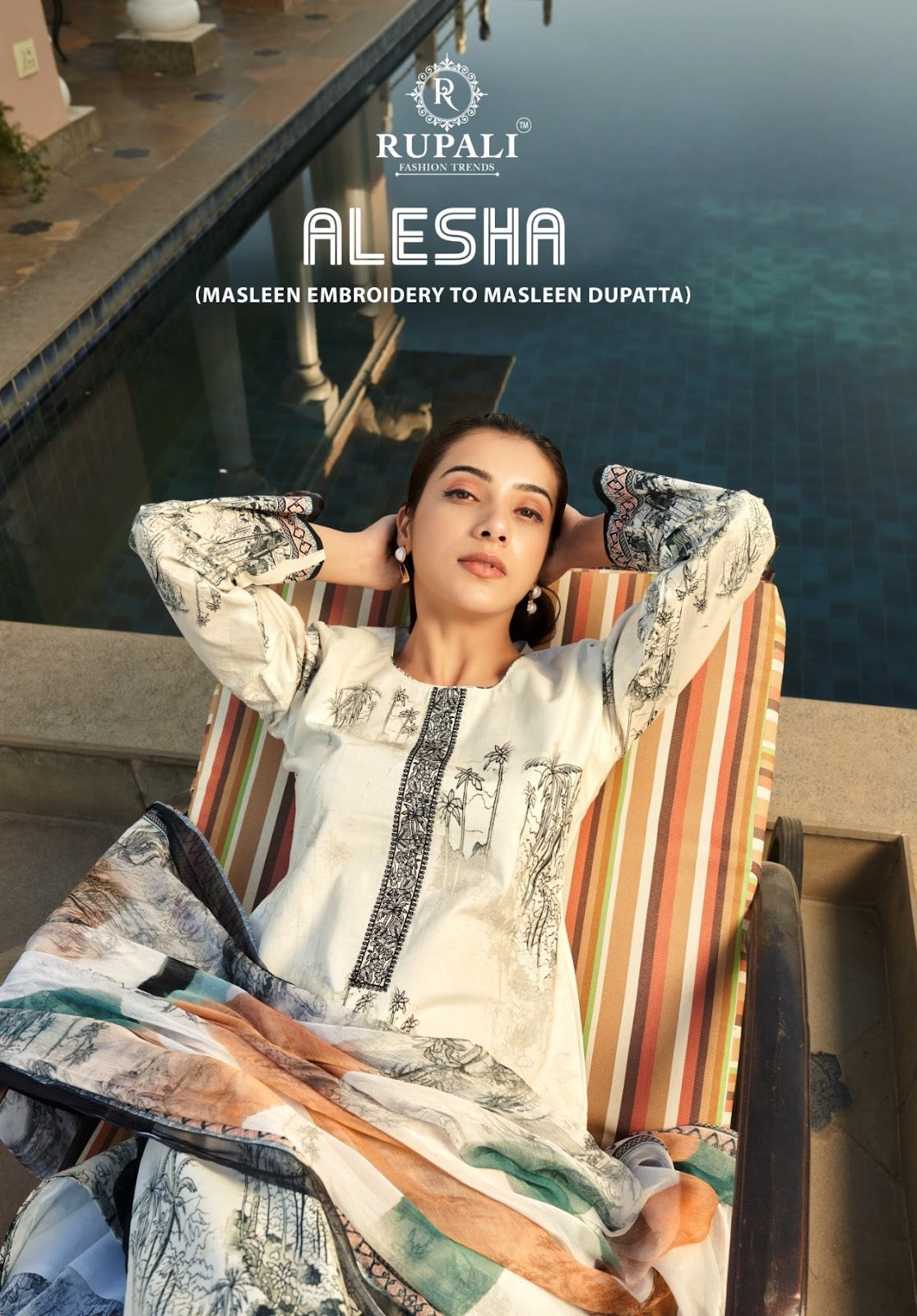Alesha Rupali Cambric Pant Style Suits Wholesale Price