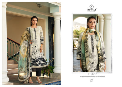 Alesha Rupali Cambric Pant Style Suits Wholesale Price