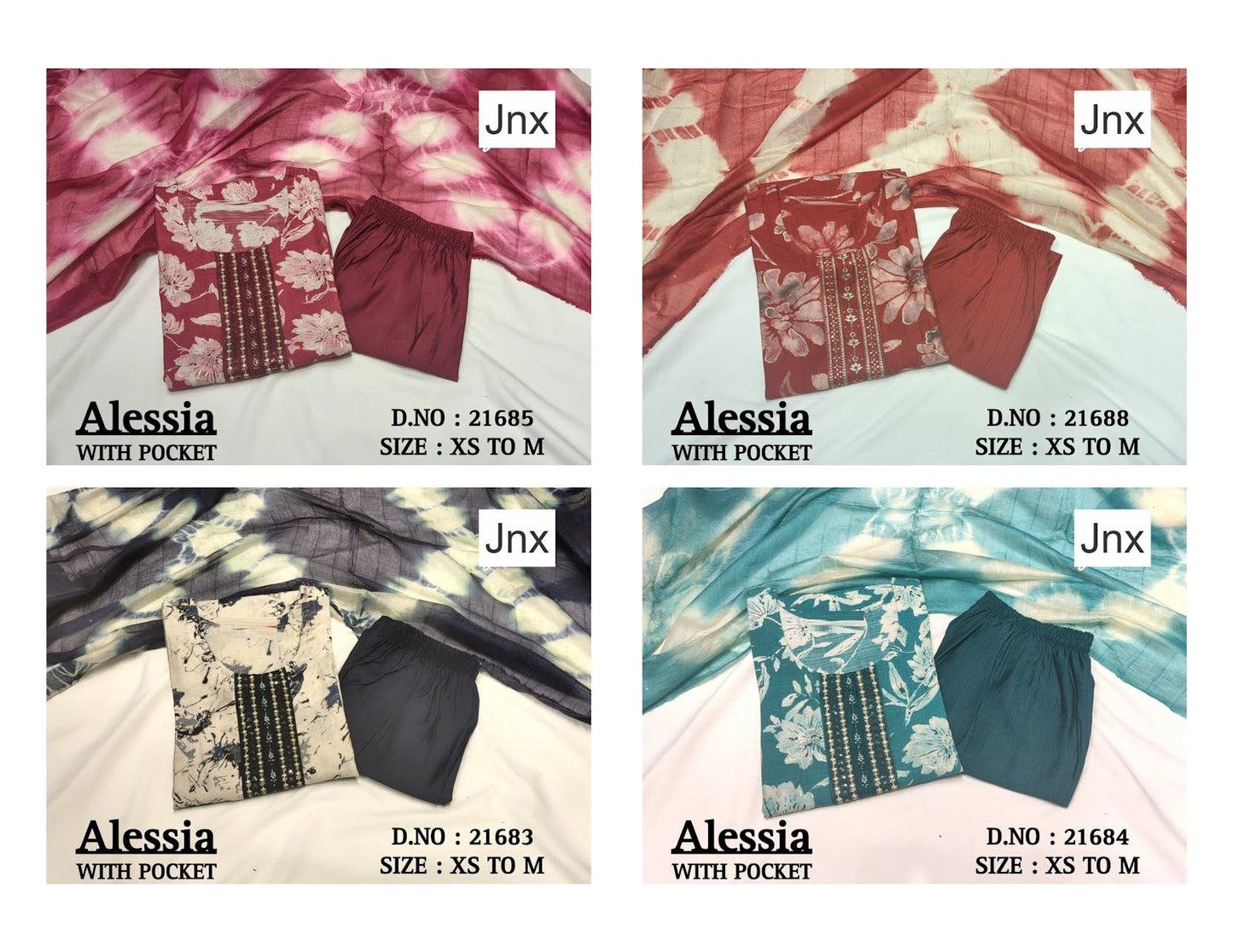 Alessia 031225 Jnx Vatican Readymade Pant Style Suits Supplier