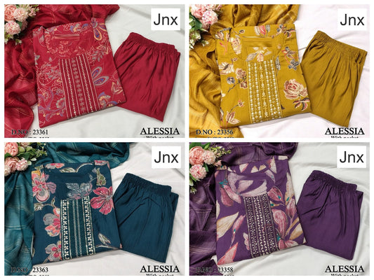 Alessia 150626 Jnx Vatican Readymade Pant Style Suits Supplier India