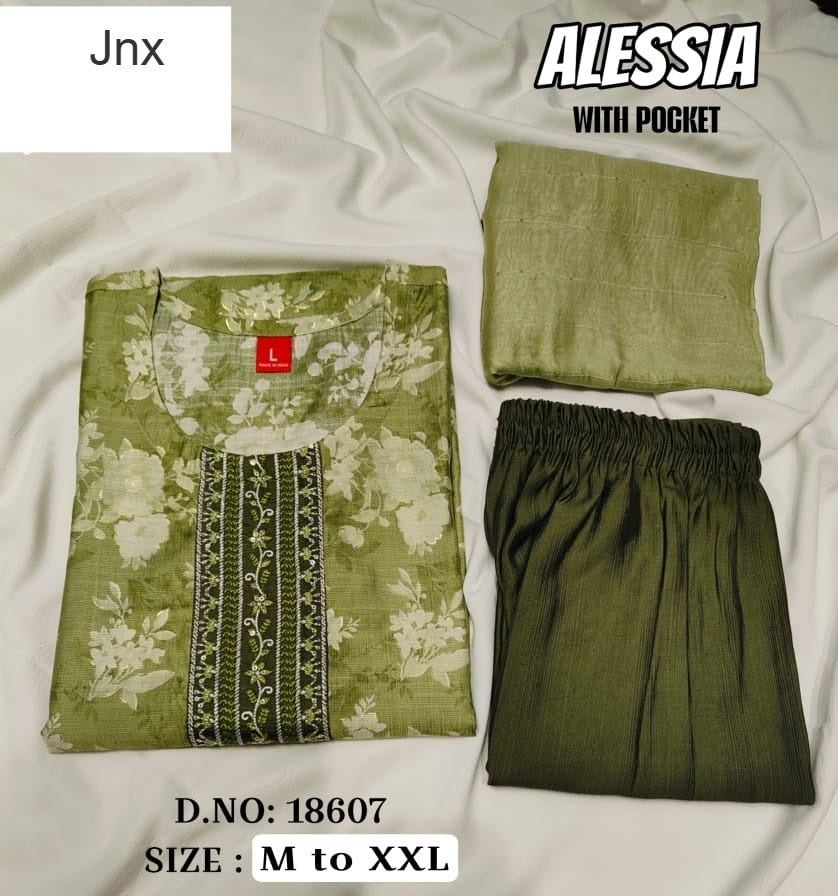 Alessia Jnx Vetican Readymade Pant Style Suits Supplier India
