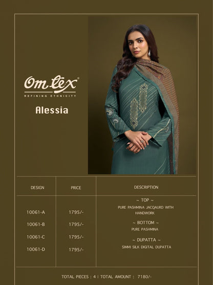 Alessia Omtex Pashmina Suits Supplier