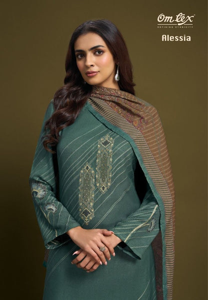 Alessia Omtex Pashmina Suits Supplier