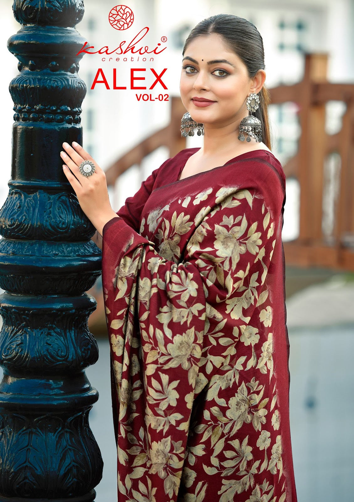Alex Vol 2 Kashvi Creation Sarees Wholesaler Gujarat