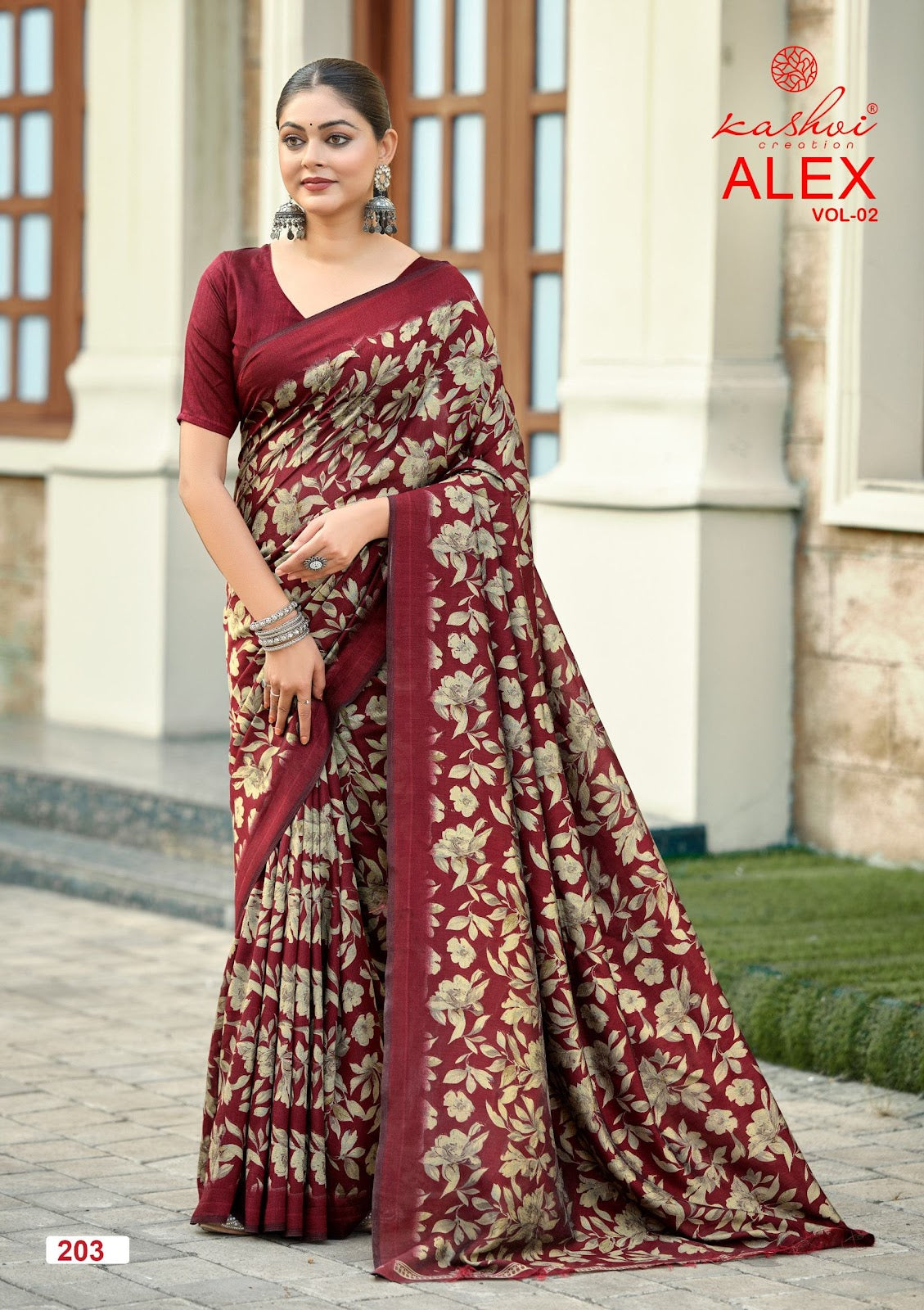 Alex Vol 2 Kashvi Creation Sarees Wholesaler Gujarat