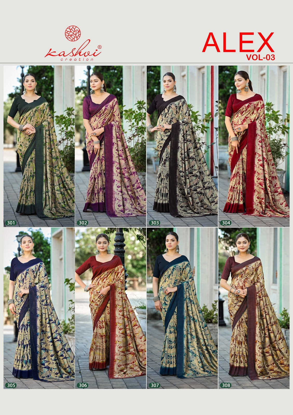 Alex Vol 3 Kashvi Creation Sarees Wholesale