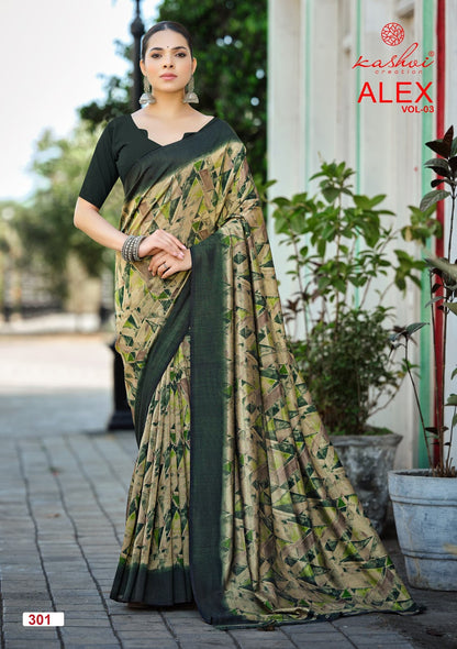 Alex Vol 3 Kashvi Creation Sarees Wholesale