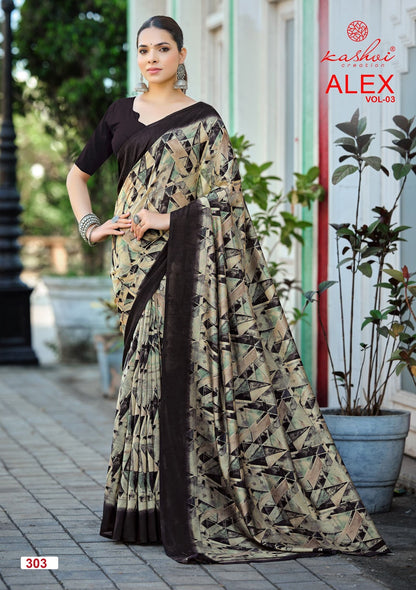 Alex Vol 3 Kashvi Creation Sarees Wholesale