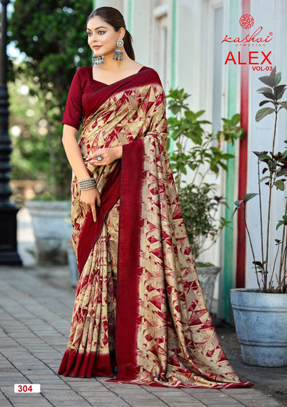 Alex Vol 3 Kashvi Creation Sarees Wholesale
