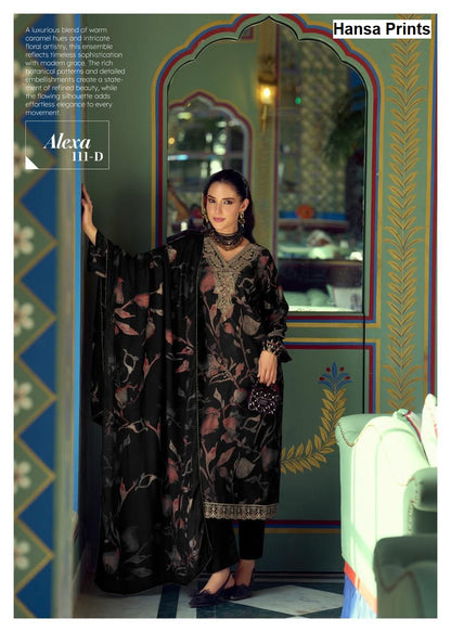 Alexa 111 Hansa Prints Muslin Pant Style Suits Manufacturer