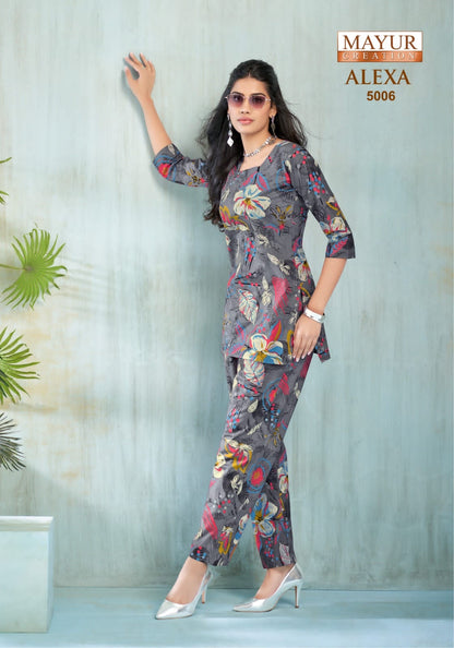 Alexa Vol 5 Mayur Creation Cotton Co Ord Set Wholesaler