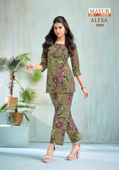 Alexa Vol 5 Mayur Creation Cotton Co Ord Set Wholesaler