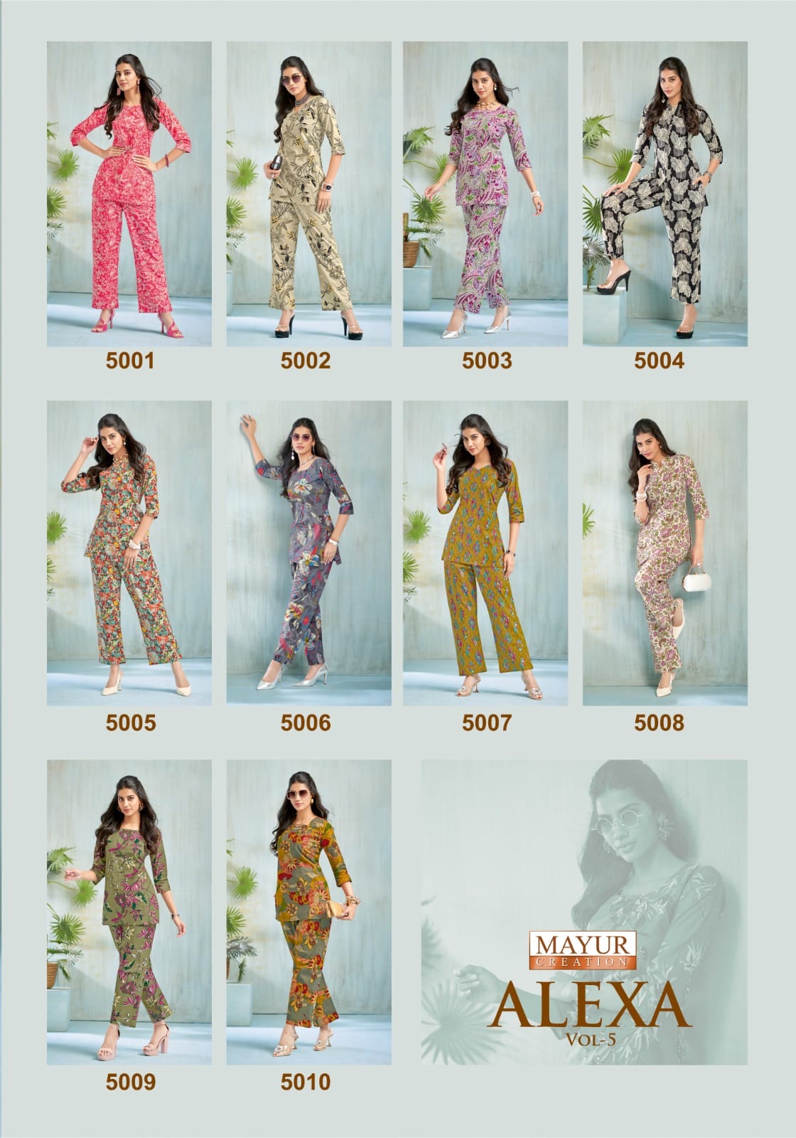 Alexa Vol 5 Mayur Creation Cotton Co Ord Set Wholesaler