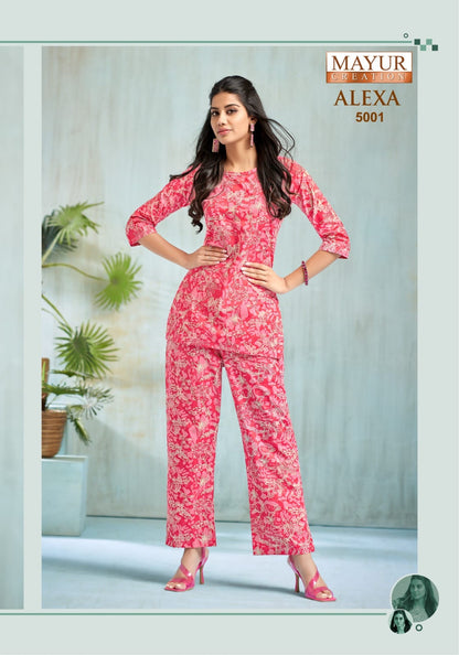 Alexa Vol 5 Mayur Creation Cotton Co Ord Set Wholesaler