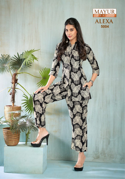 Alexa Vol 5 Mayur Creation Cotton Co Ord Set Wholesaler