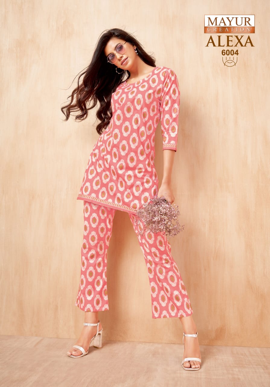 Alexa Vol 6 Mayur Creation Cotton Co Ord Set Manufacturer Gujarat