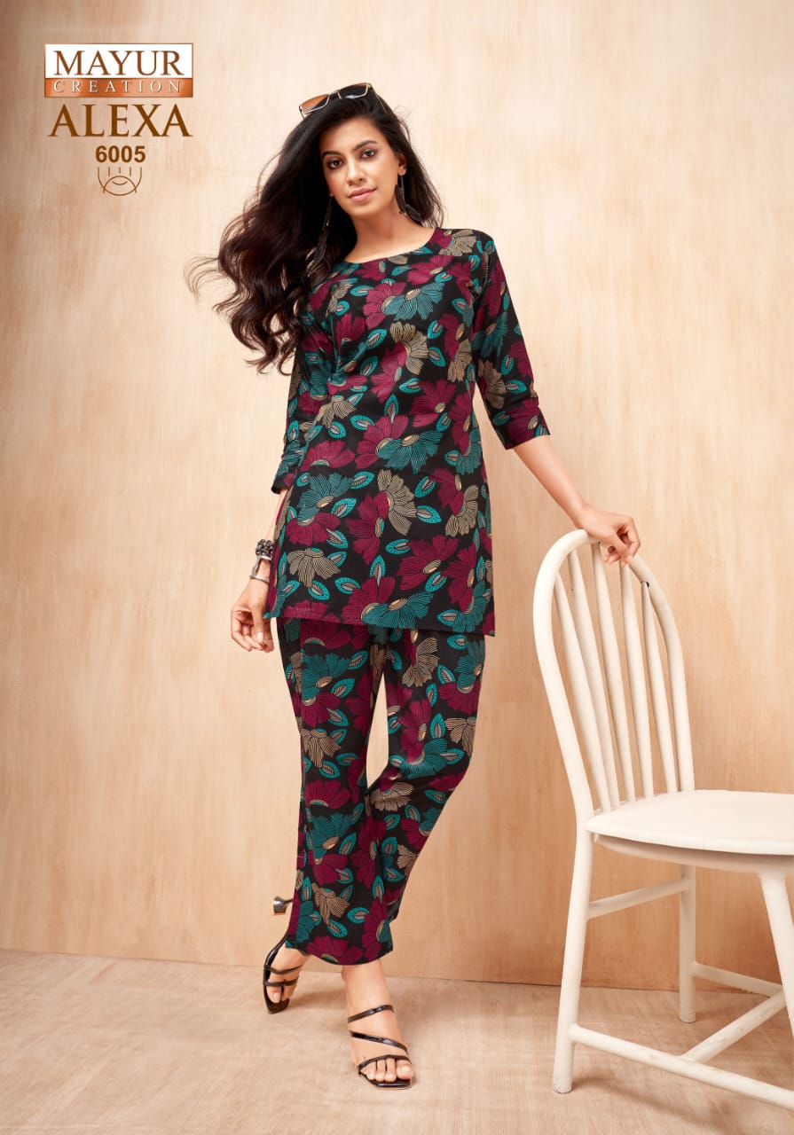 Alexa Vol 6 Mayur Creation Cotton Co Ord Set Manufacturer Gujarat