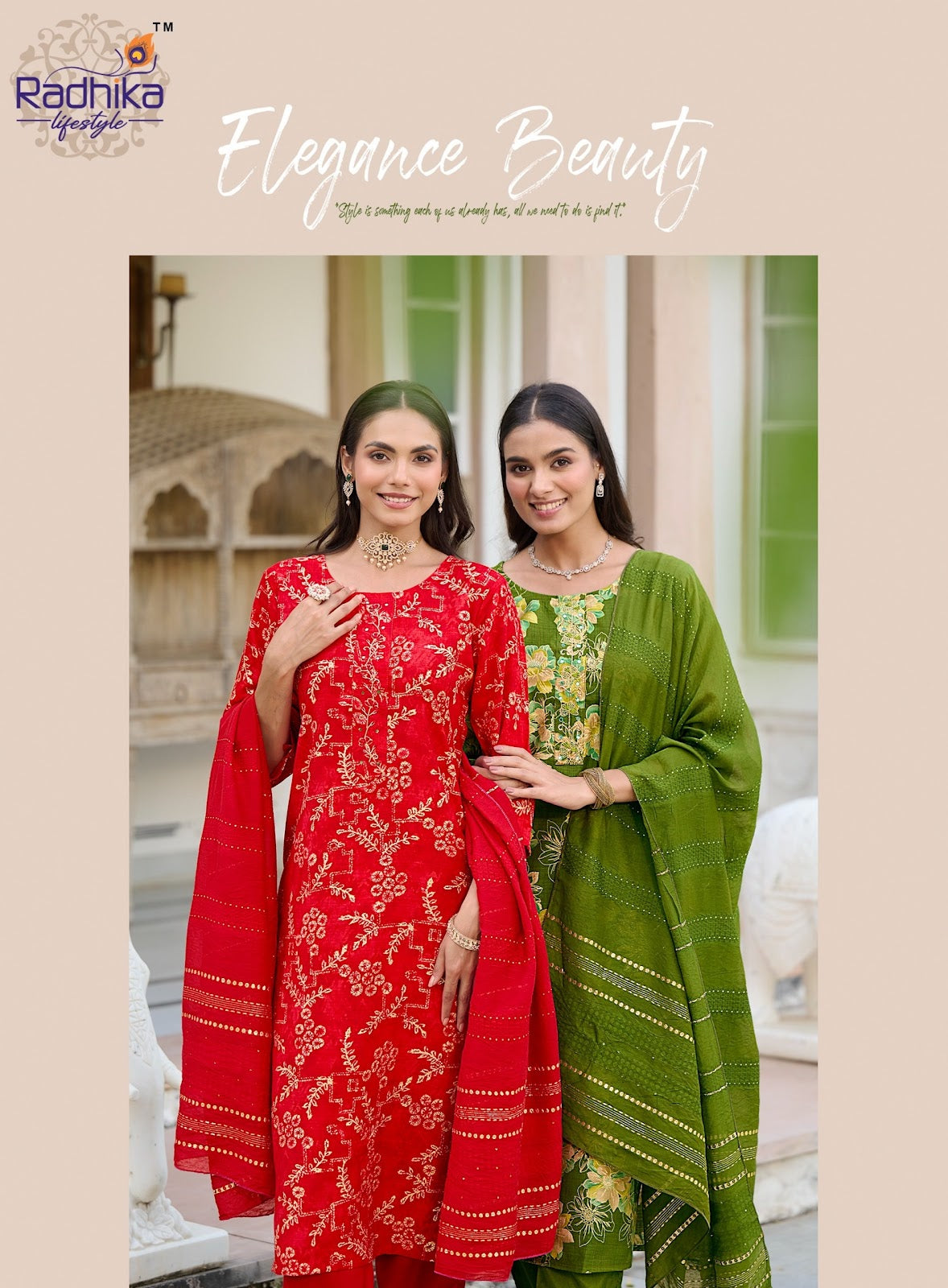 Alexa Vol 6 Radhika Lifestyle Vertican Readymade Pant Style Suits Wholesaler