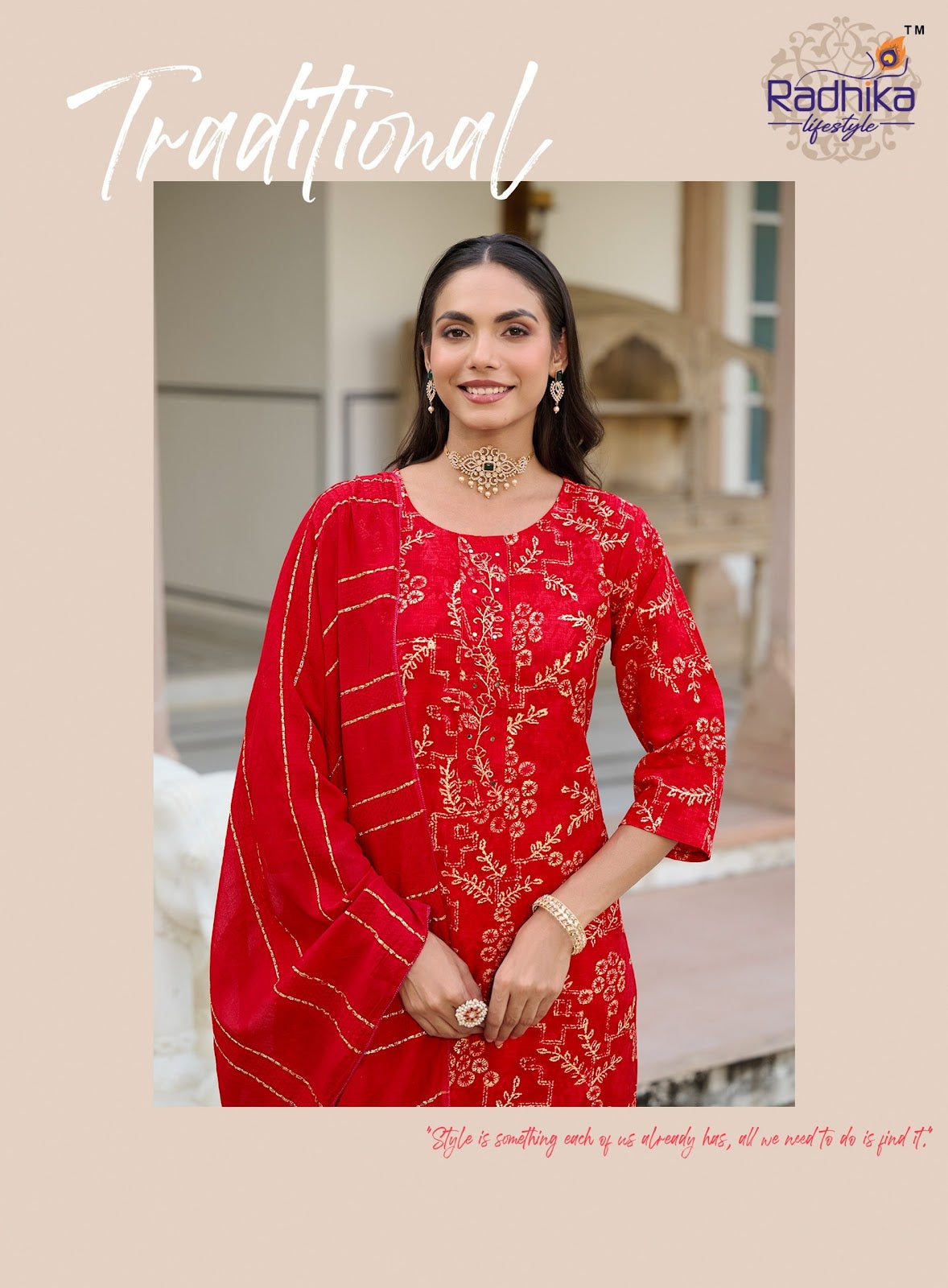 Alexa Vol 6 Radhika Lifestyle Vertican Readymade Pant Style Suits Wholesaler