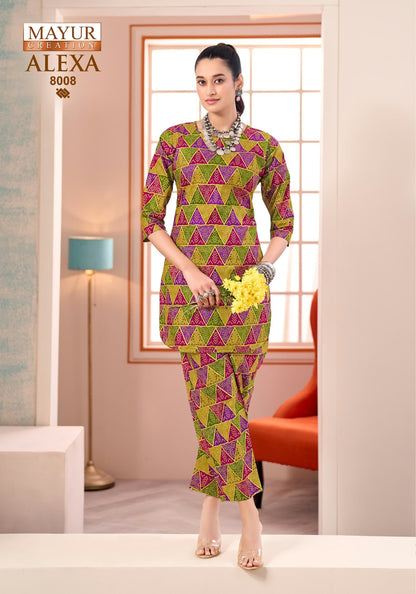 Alexa Vol 8 Mayur Creation Cotton Co Ord Set Wholesale