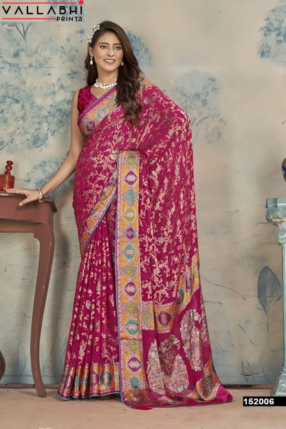 Alexis Vallabhi Prints Brasso Sarees Supplier India