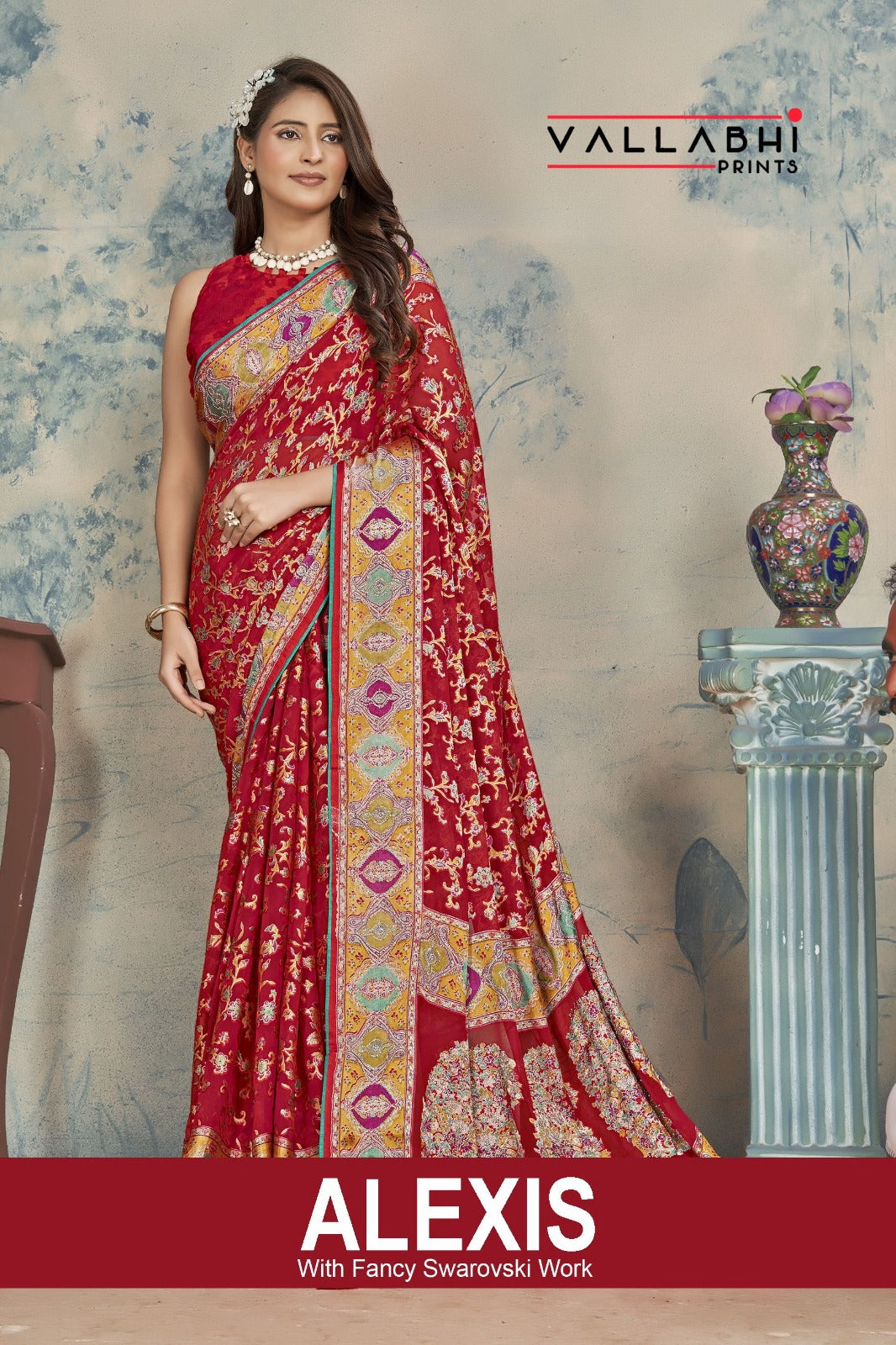 Alexis Vallabhi Prints Brasso Sarees Supplier India