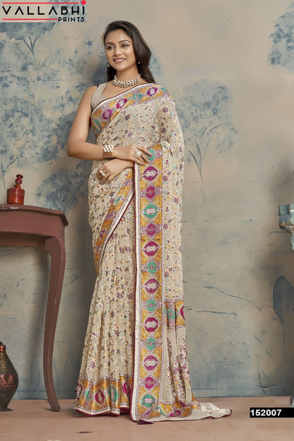 Alexis Vallabhi Prints Brasso Sarees Supplier India