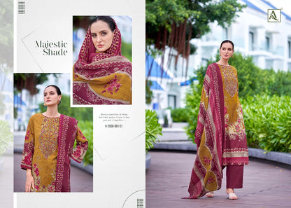 Alfaaz Alok Cambric Cotton Karachi Salwar Suits Manufacturer Ahmedabad
