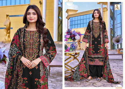 Alfaaz Edition 2 Alok Cambric Cotton Karachi Salwar Suits Exporter India