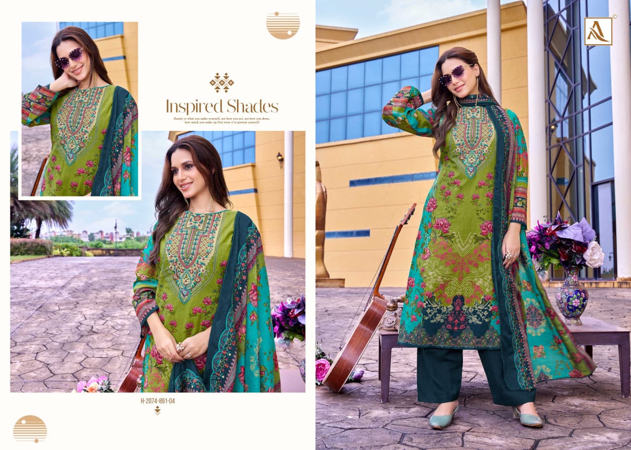 Alfaaz Edition 2 Alok Cambric Cotton Karachi Salwar Suits Exporter India