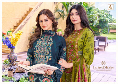 Alfaaz Edition 2 Alok Cambric Cotton Karachi Salwar Suits Exporter India