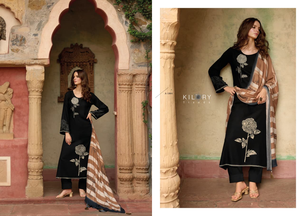 Alfaaz Kilory Pashmina Suits Wholesale Price