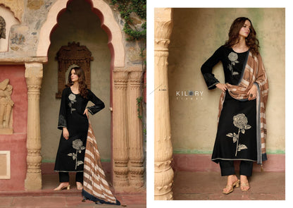 Alfaaz Kilory Pashmina Suits Wholesale Price
