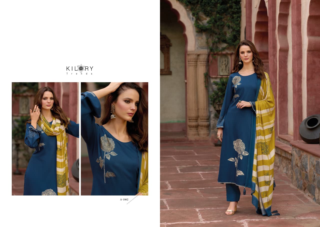 Alfaaz Kilory Pashmina Suits Wholesale Price