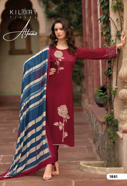 Alfaaz Kilory Pashmina Suits Wholesale Price